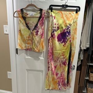 Emilia top and skirt set